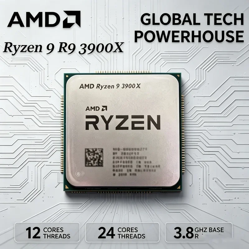Amd Cpu Ryzen 9 - معالج AMD R9 3900X Ryzen 9