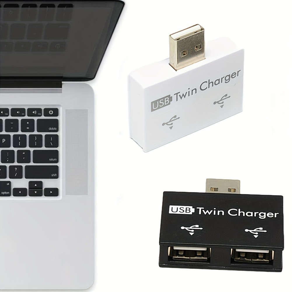 Laptop Accessories All - USB2.0 الفاصل 1 ذكر إلى 2
