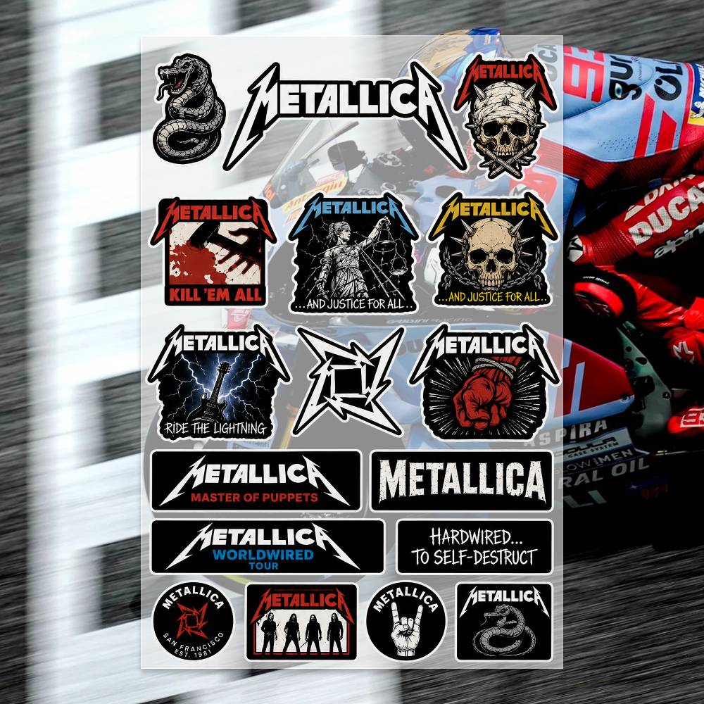 Laptop Accessories Wallpaper - ملصقات M-Metallica للدراجات النارية والسيارات، ملصقات