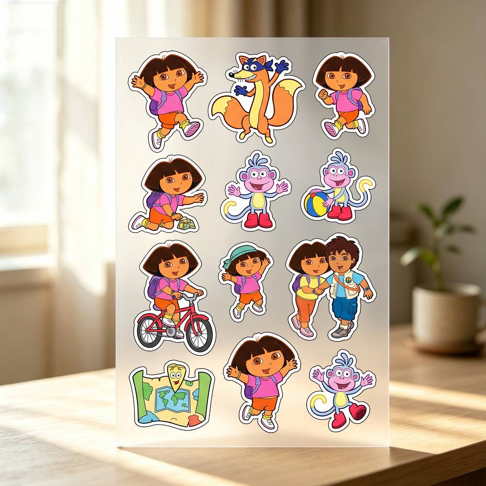 Laptop Accessories Wallpaper - ملصق فينيل جديد بتصميم Dora the