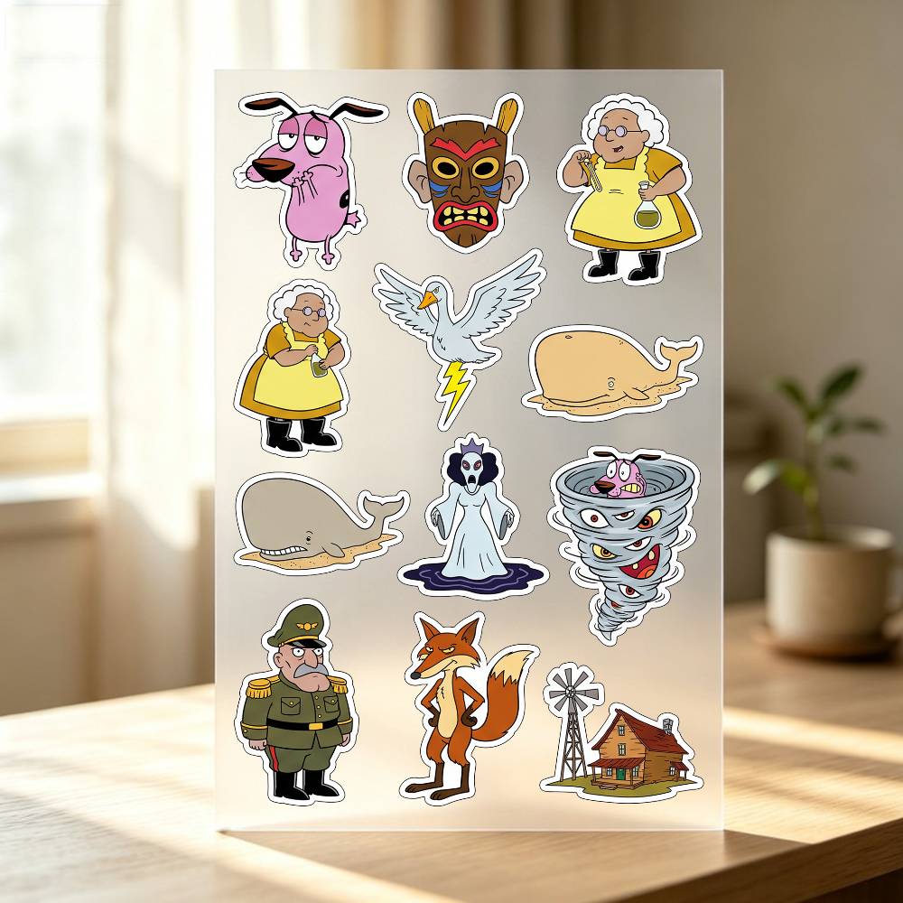 Laptop Accessories Wallpaper - ملصق سيارة C-COURAGE The Cowardly Dog،