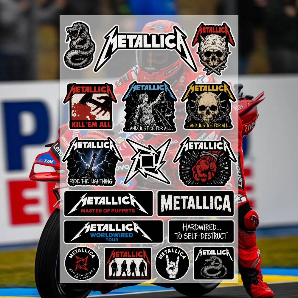 ملصقات M-Metallica للدراجات ال - مراجعة Laptop Accessories Wallpaper وسعره