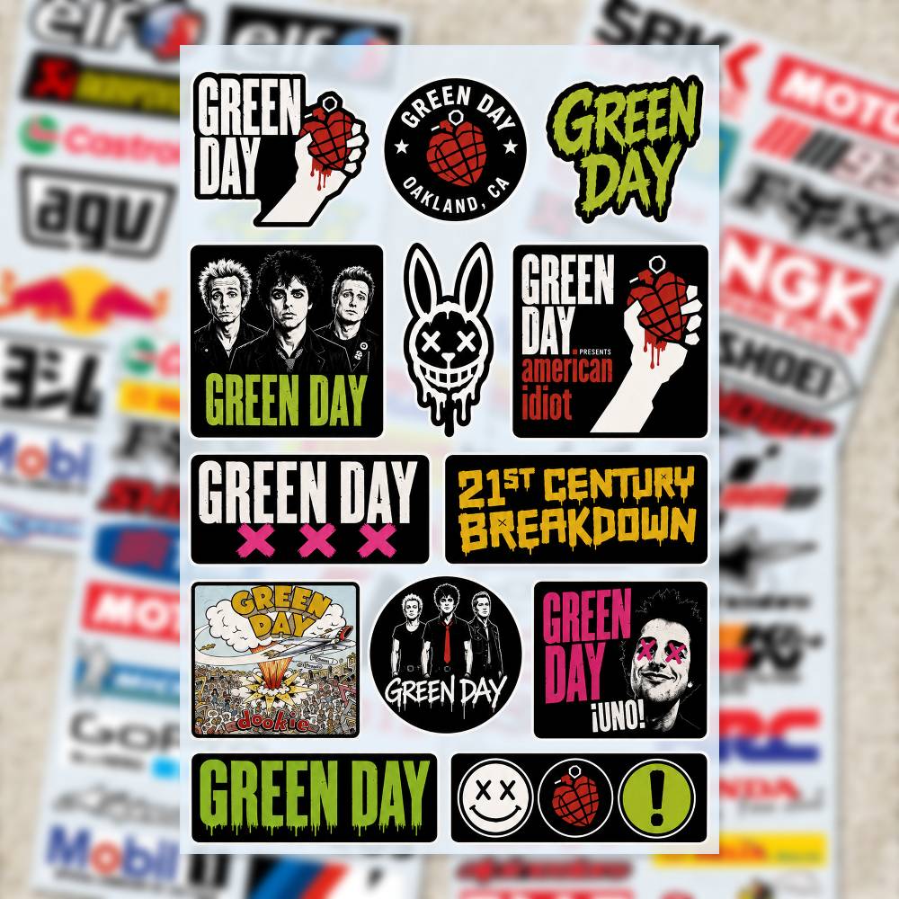 ملصقات G-Green Day للدراجات ال - مراجعة Laptop Accessories Wallpaper وسعره