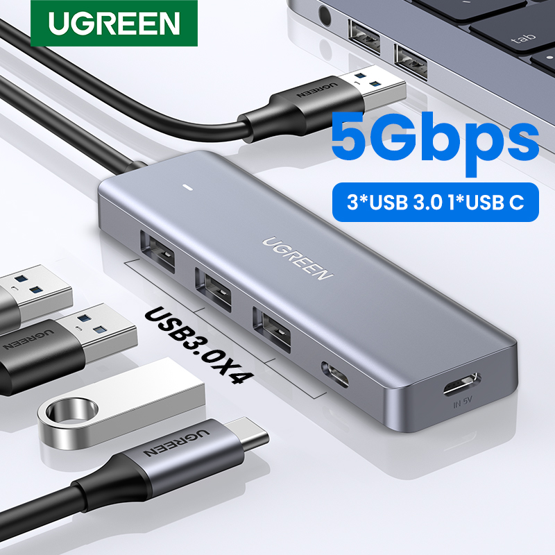 UGREEN USB HUB 4 منافذ USB-A ا - مراجعة Xbox Laptop Accessories وسعره