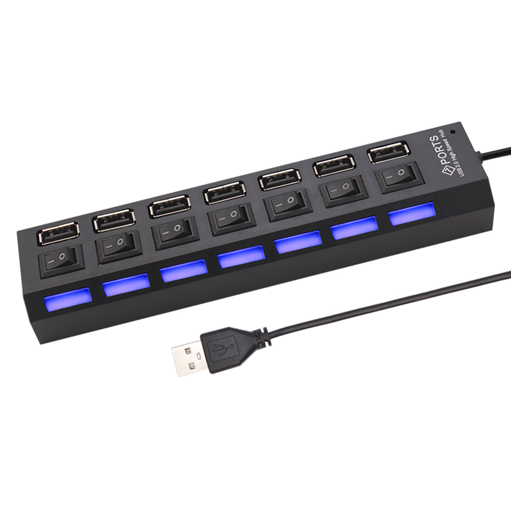 موزع USB 2.0 بـ 7 منافذ لأجهزة - مراجعة Laptop Accessories All وسعره