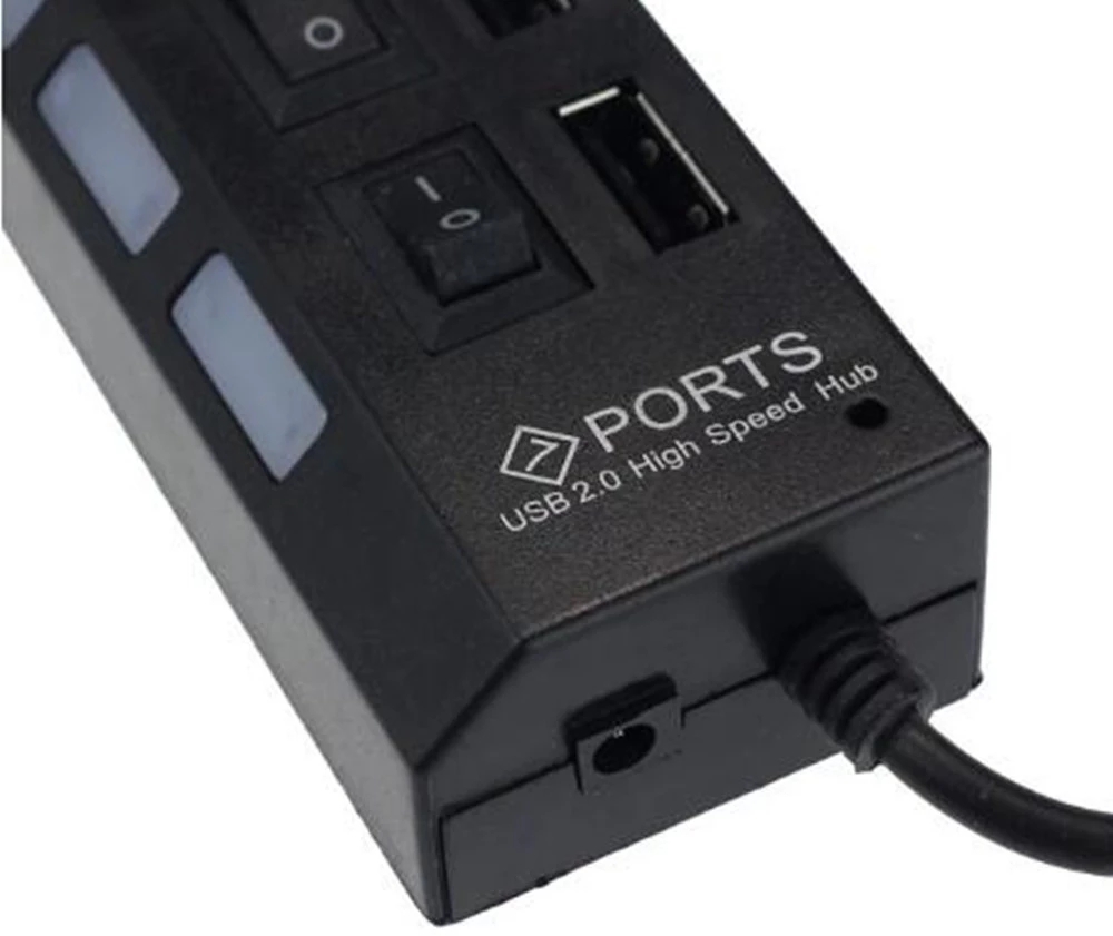 موزع USB 2.0 بـ 7 منافذ لأجهزة - مراجعة Laptop Accessories All وسعره